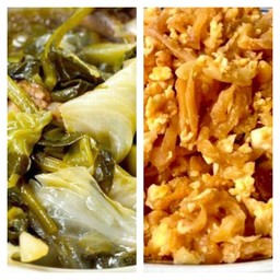 ซื้อจับฉ่าย+ไชโป๊ผัดไข่ ฟรีข้าวต้ม 1 ถุง