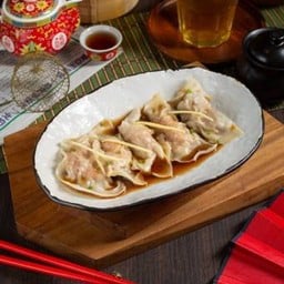 เกี๊ยวกุ้งราดซีอิ้ว