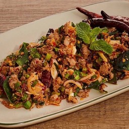 ลาบเป็ดพริกคั่ว