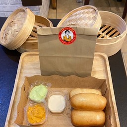 หมั่นโถวทอด&สังขยา