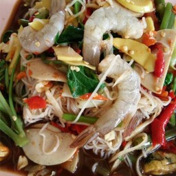 ตำป่ากุ้งสด