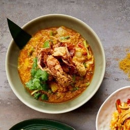 ผัดผงกะหรี่กุ้ง
