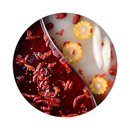 น้ำซุปหม่าล่าผสมกระดูกหมู