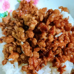 ข้าวหมูสับซีอิ๋ว+ไข่ดาว