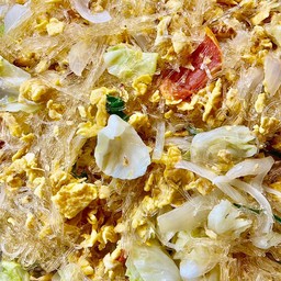 วุ้นเส้นผัดไข่