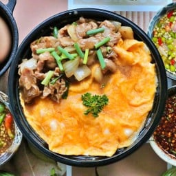 ข้าวไข่ข้นไก่ผัดซอสเทริยากิ