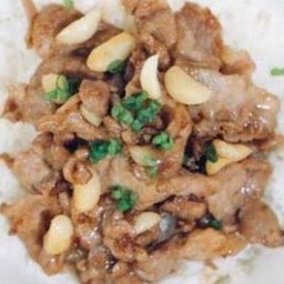 ข้าวหมูผัดซอสเทอริยากิ