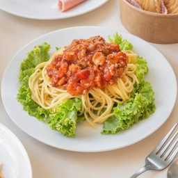 สปาเก็ตตี้ซอสหมู