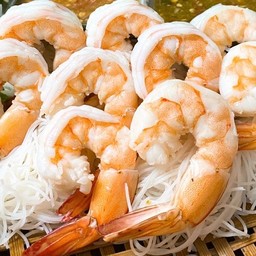 กุ้งลวก 4 ตัว