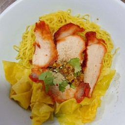 บะหมี่เกี๊ยว ตลาดเบิร์ดคลองถมเจดีหัก