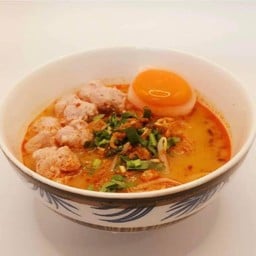 ก๋วยเตี๋ยวต้มยำหมูเด้ง (ไม่รวมไข่)