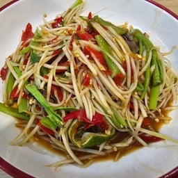 ตำปลาร้ายอดผักบุ้ง