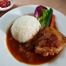 ข้าวไก่อบซอส