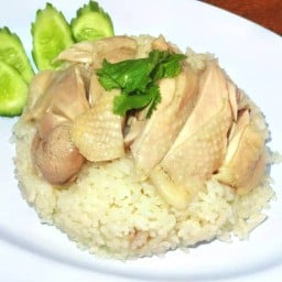 ข้าวมันไก่ สูตรไหหลำ ป้าพิน