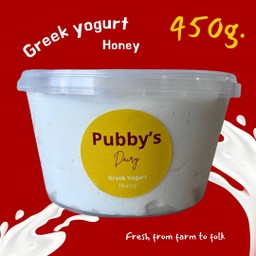 กรีกโยเกิร์ต (รส Honey) ไซส์ M 450G.