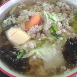 ต้มจืดเต้าหู้หมูสับสาหร่าย