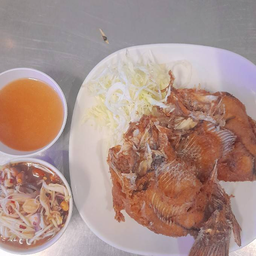 ปลาทับทิมทอดน้ำปลา