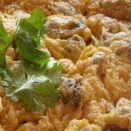 ข้าวไข่เจียวหอยลาย(ราดข้าว)