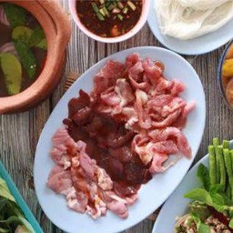 จิ่มจุ่มเนื้อล้วนชุดเล็ก