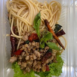 สปาเก็ตตี้กระเพรา