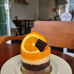 Cake Orange Choco 2in1