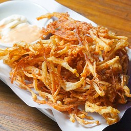 เห็ดเข็มทองชุบแป้งทอด