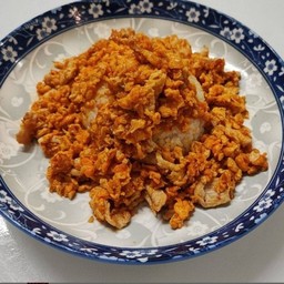 ข้าวไข่ลาวาซอสสุกี้ผัดไก่