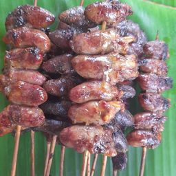 หัวใจไก่ย่างไม้