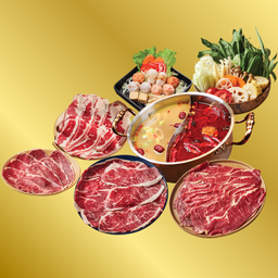 ชุดฟังกี้ปาร์ตี้เนื้อ FUNKY PARTY BEEF SET 派对牛肉鸳鸯锅套餐 4-6 人