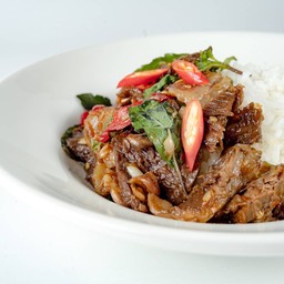 กะเพราเนื้อ Beef