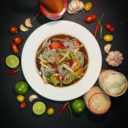 ตำเทยกุ้งสด