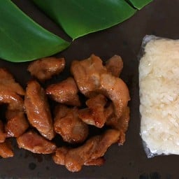 หมูอบยายเคท+ข้าวเหนียว