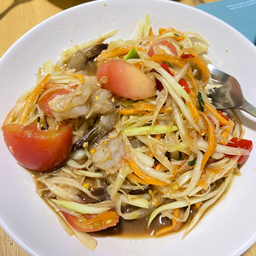 ตำกุ้งสด