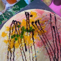 แยมวานิลา+สตอเบอรี่+ฝอยทอง+เยลลี่