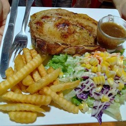 สเต๊กพอร์คชอพ