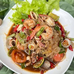 ตำเส้นเล็กกุ้งสด