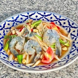 ส้มตำกุ้งสด