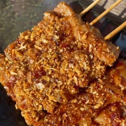 หมูปิ้งโบราณจิ้มแจ่ว & กระเทียมเจียว บางบอน