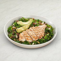 Kale Salad with Grilled Chicken & Avocado