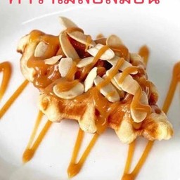 Croffle Caramel Almond