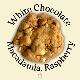 White Chocolate, Macadamia, Raspberry (BIGGER SIZE)