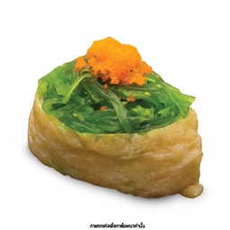 ซูชิเต้าหู้ทอดไส้ยำสาหร่าย