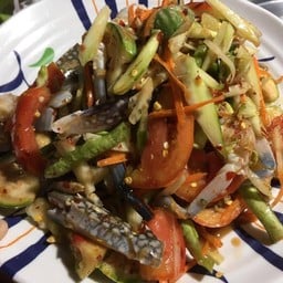 ตำมะม่วงปูปลาร้า