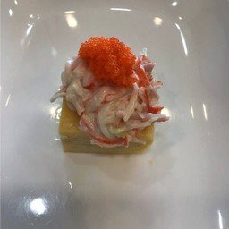 ไข่หวานสลัดปูอัด