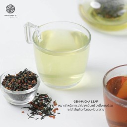 เกนไมฉะร้อน ชาใบ (brown rice tea leaf)