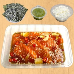 Set A แซลมอนดองซีอิ๊ว