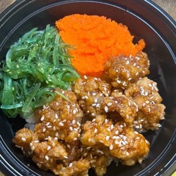 ข้าวไก่กรอบเกาหลี 3 สี