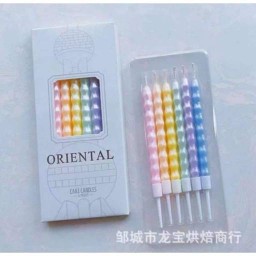 เทียนพาสเทลกระดุม