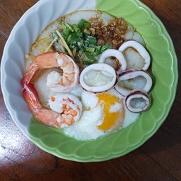 โจ๊กทะเล(กุ้ง  หมึก)