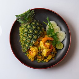 ข้าวผัดสับปะรดกุ้ง